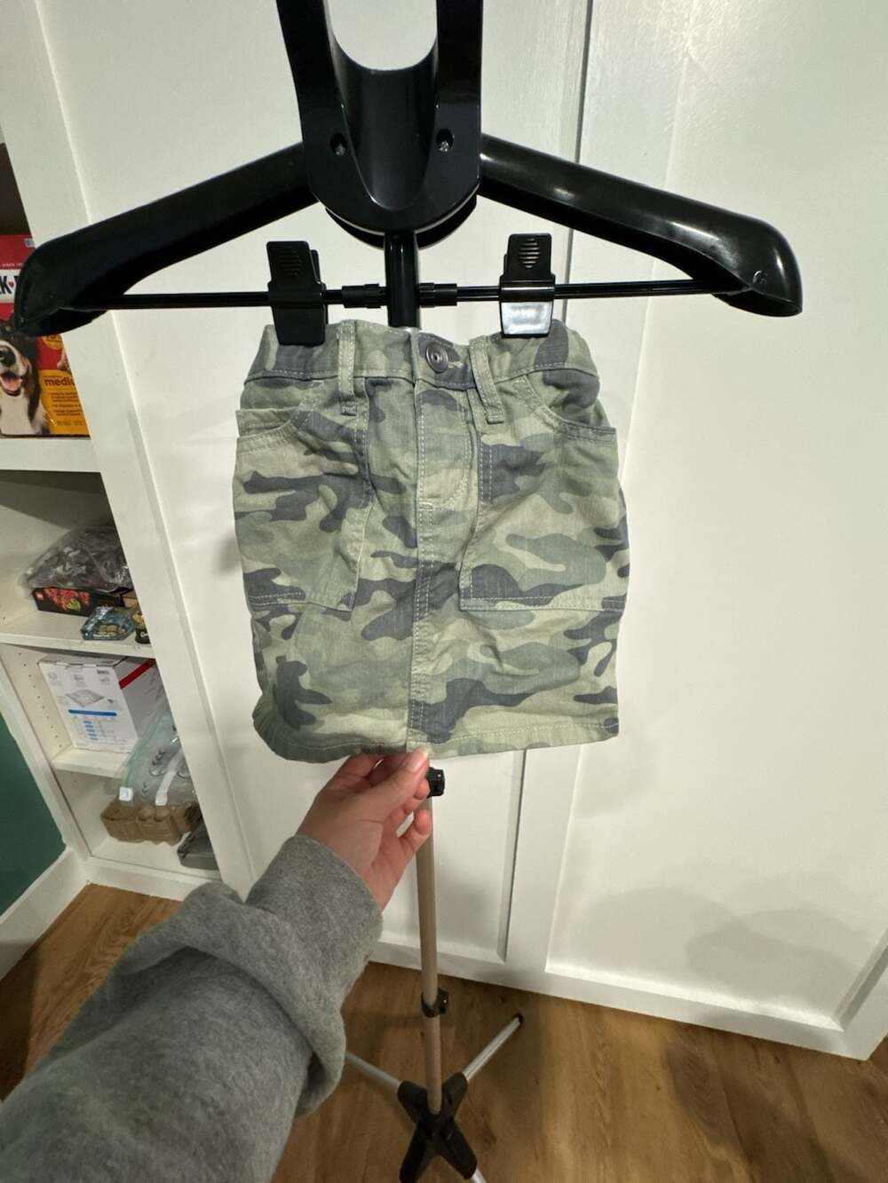 The Children's Place Camo Twill Skirt Size 5 Green
